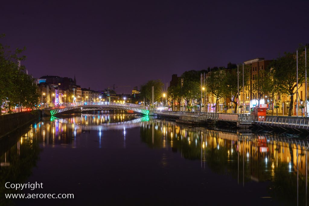 Dublín to night