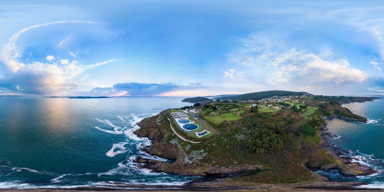 Panorámica 360º de la EDAR de Ferrol