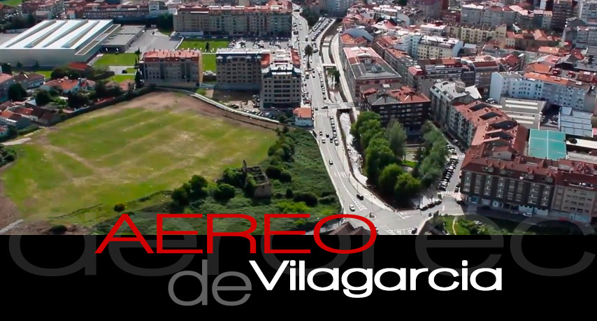 Vilagarcía de Arousa desde el cielo